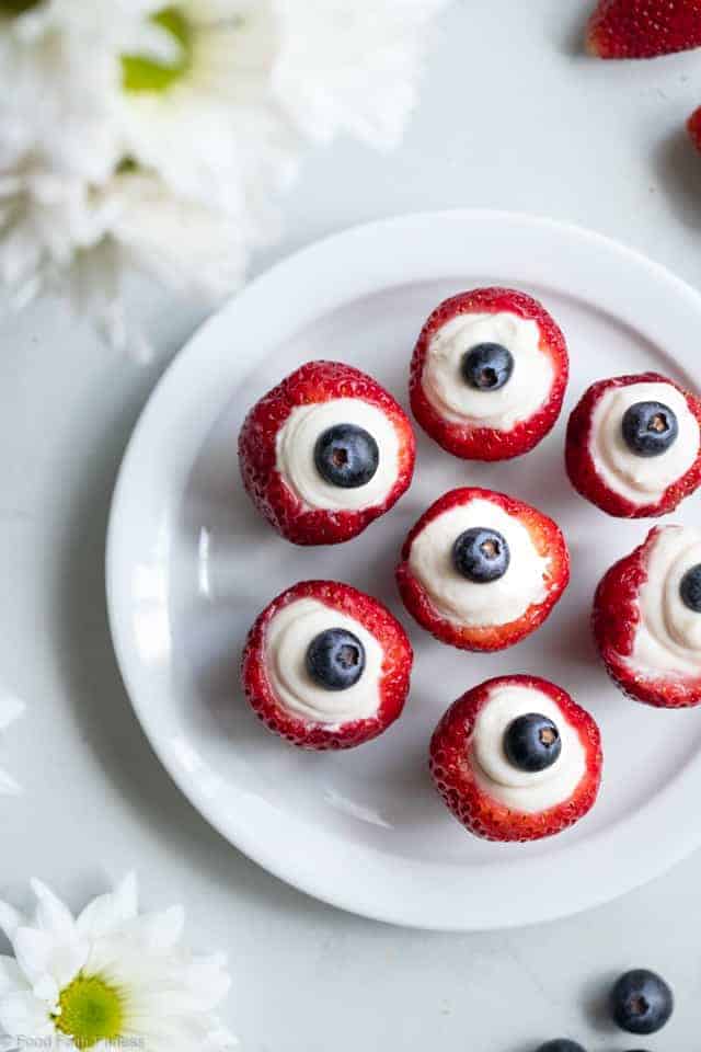 Cheesecake-Stuffed Strawberries