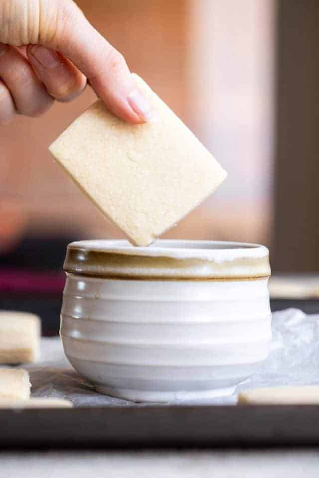 Dairy-Free Vegan Shortbread Cookies
