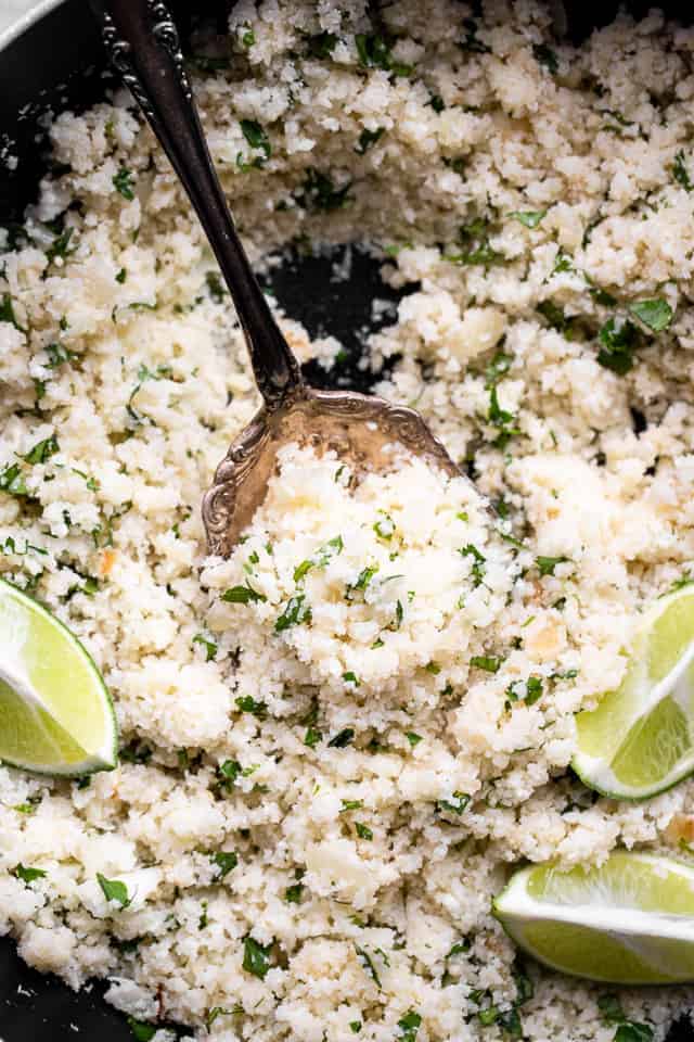 Cilantro-Lime Cauliflower Rice