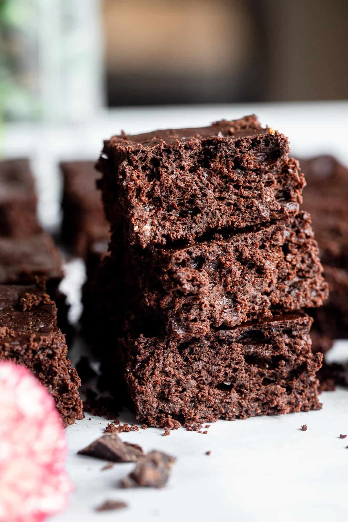 Healthy greek yogurt brownies