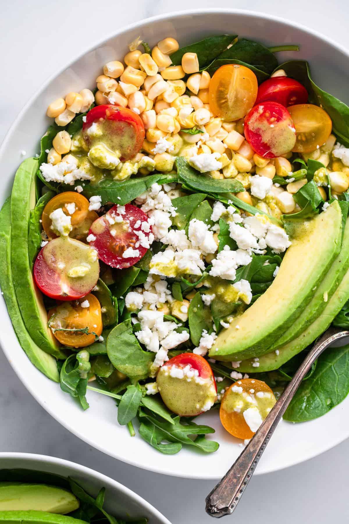 Fresh Corn-Feta Salad