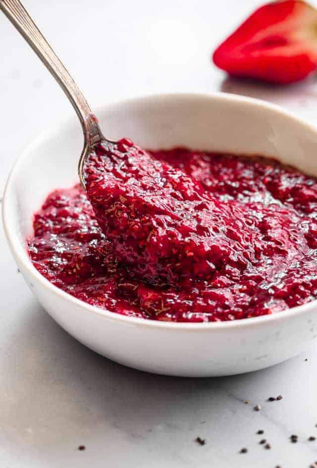 Healthy Strawberry Chia Jam