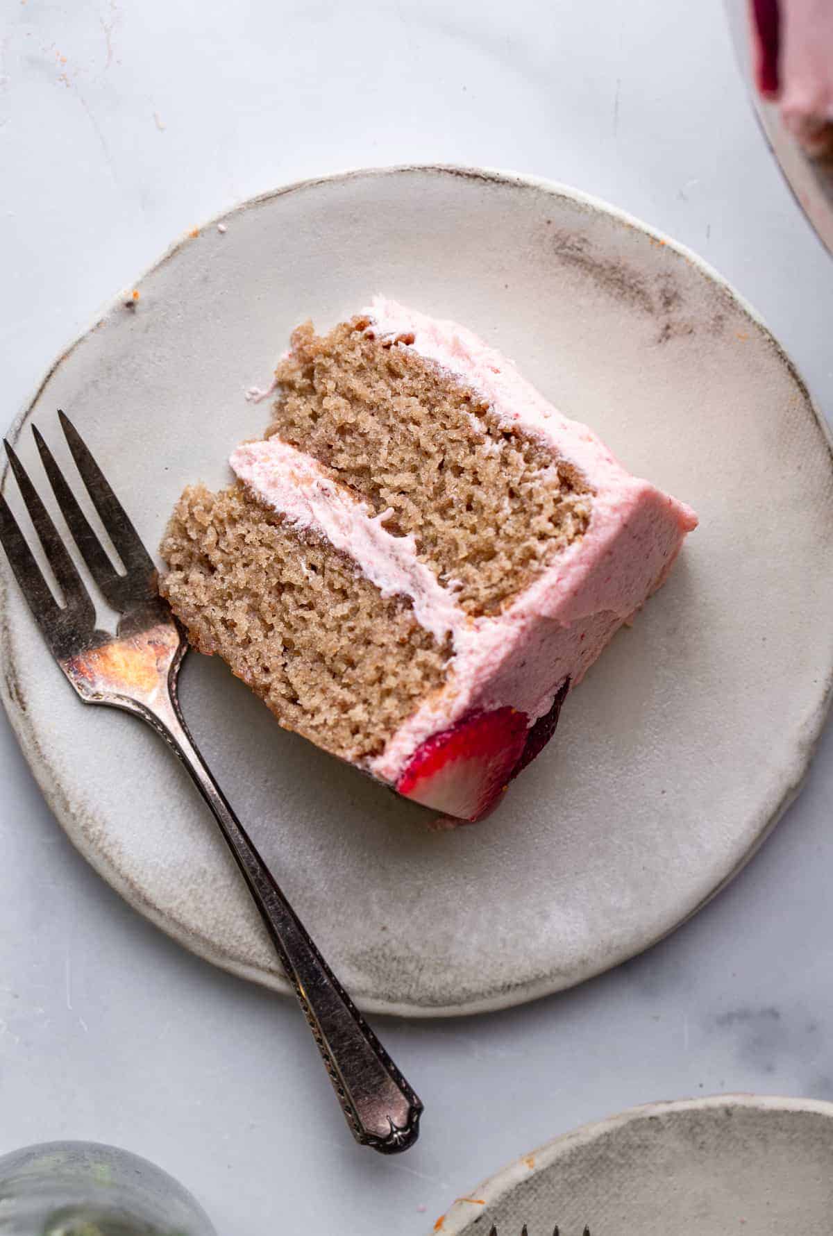 Vegan Strawberry Cake
