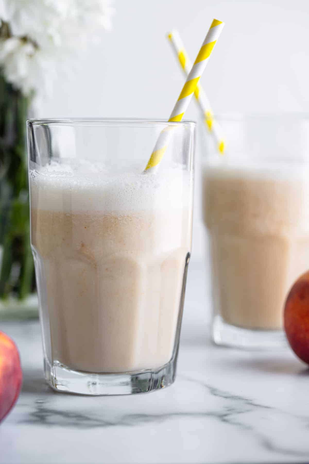 Peach Milk - Food Faith Fitness