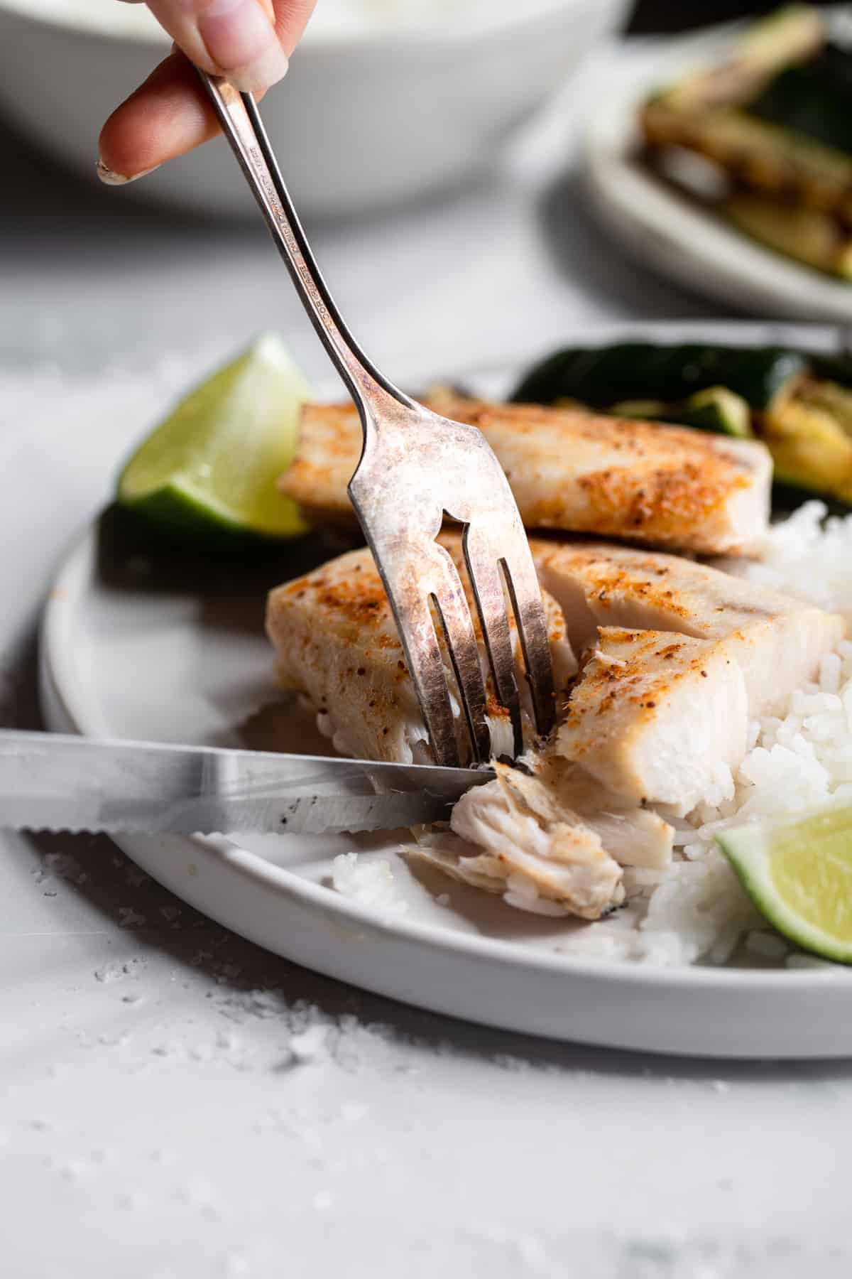 Air Fryer Mahi Mahi with Lime Butter