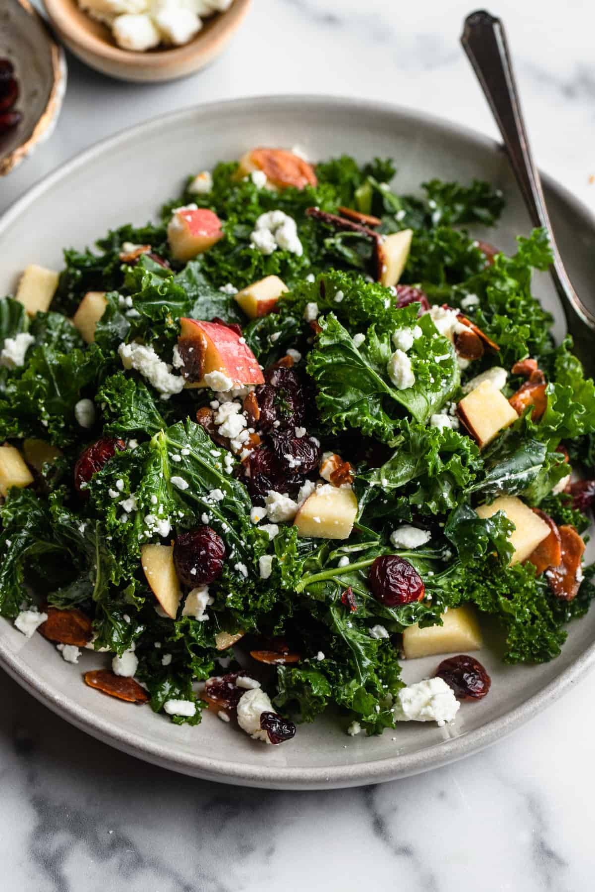 Kale Salad with Cranberries