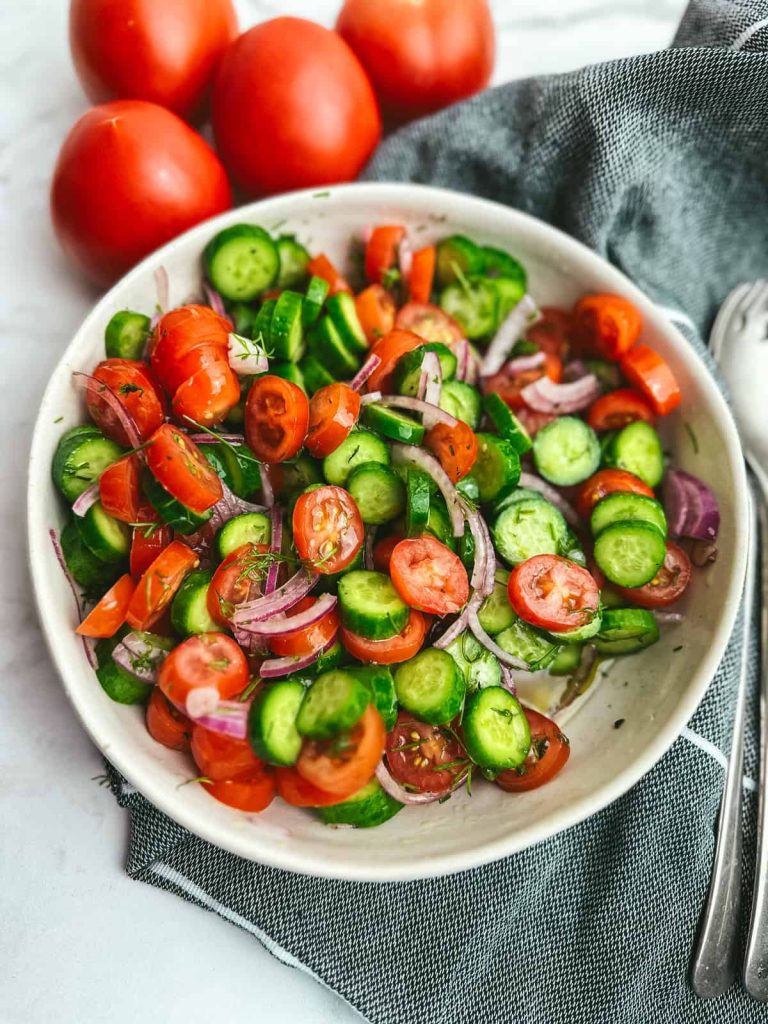 Cucumber and Tomato Salad