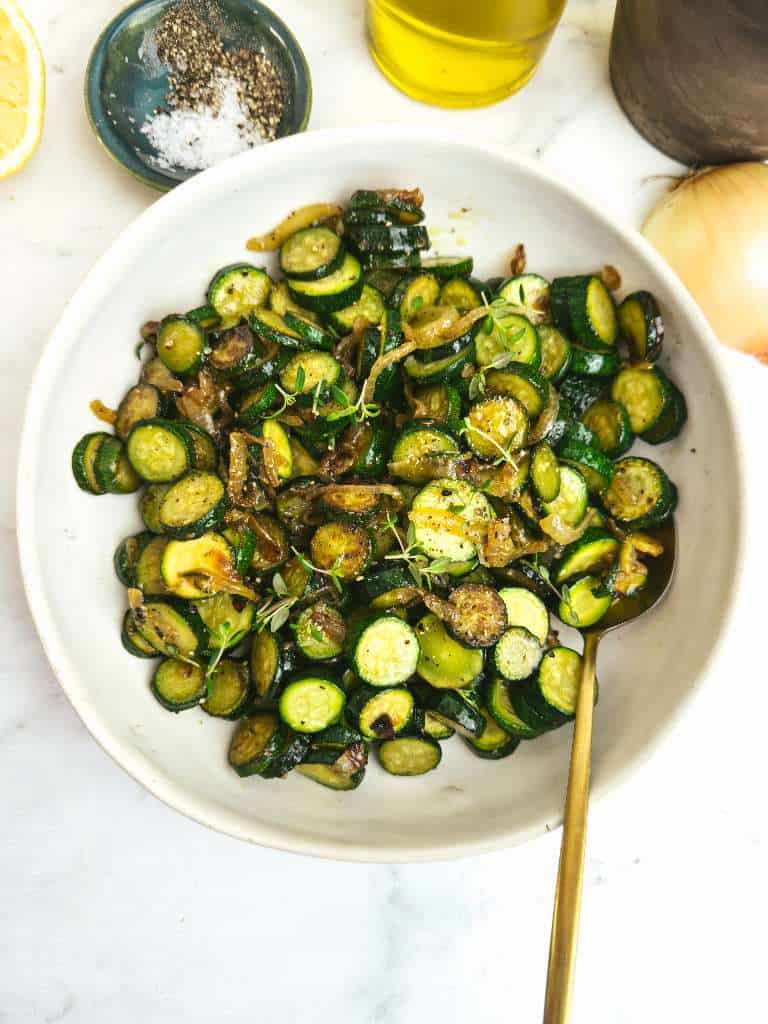 Sautéed Zucchini featured