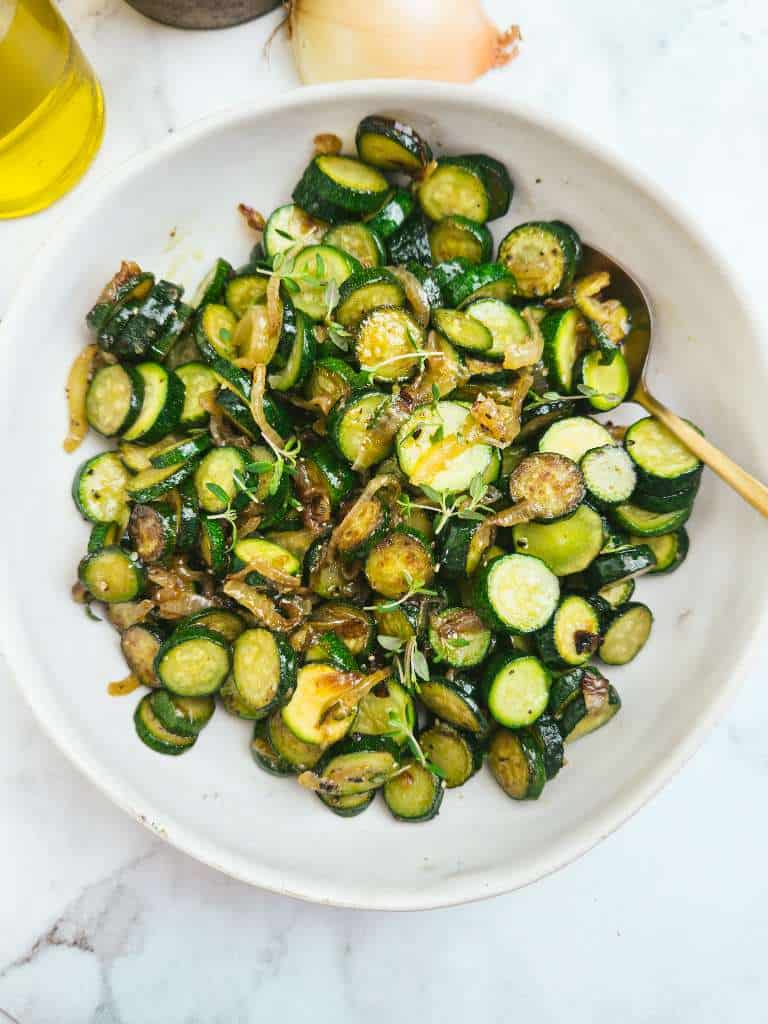 Sautéed Zucchini featured