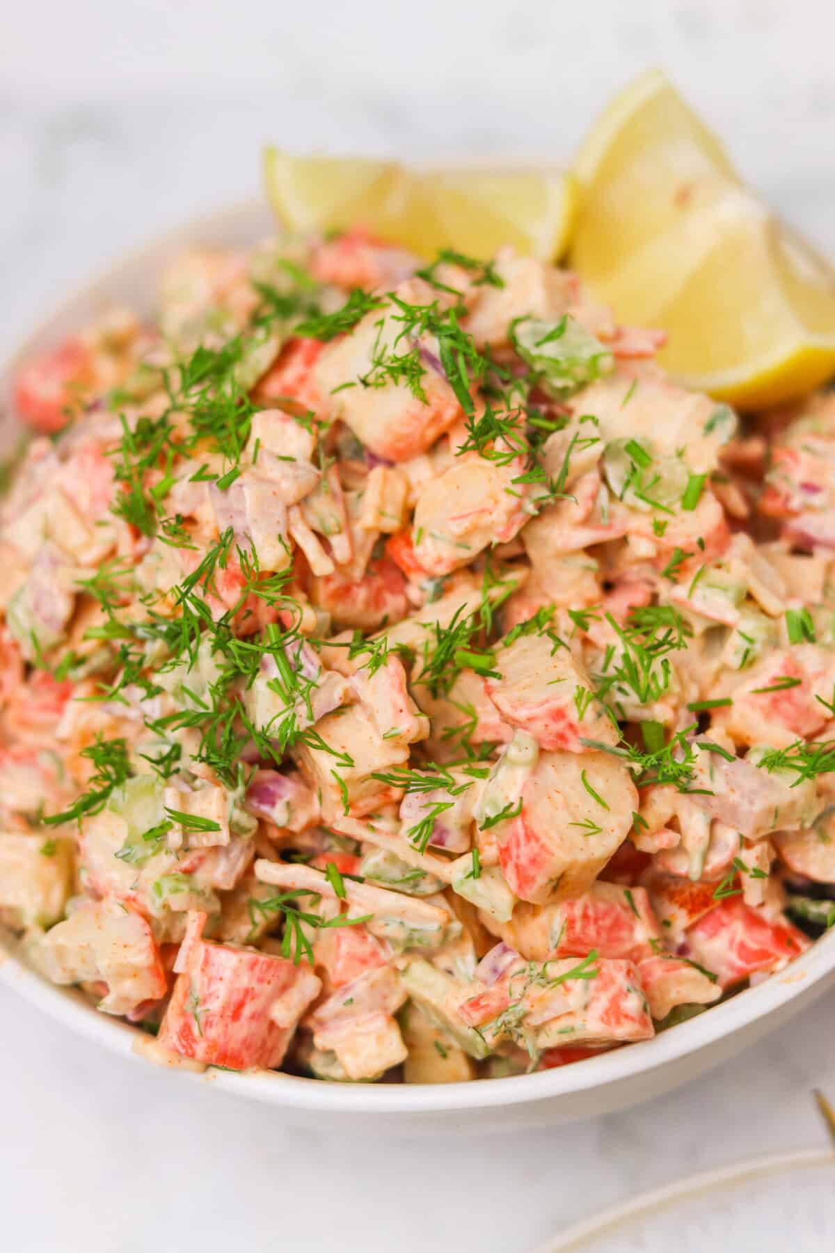 Crab Salad Recipe (Seafood Salad)
