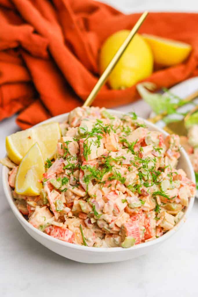 Crab salad featured
