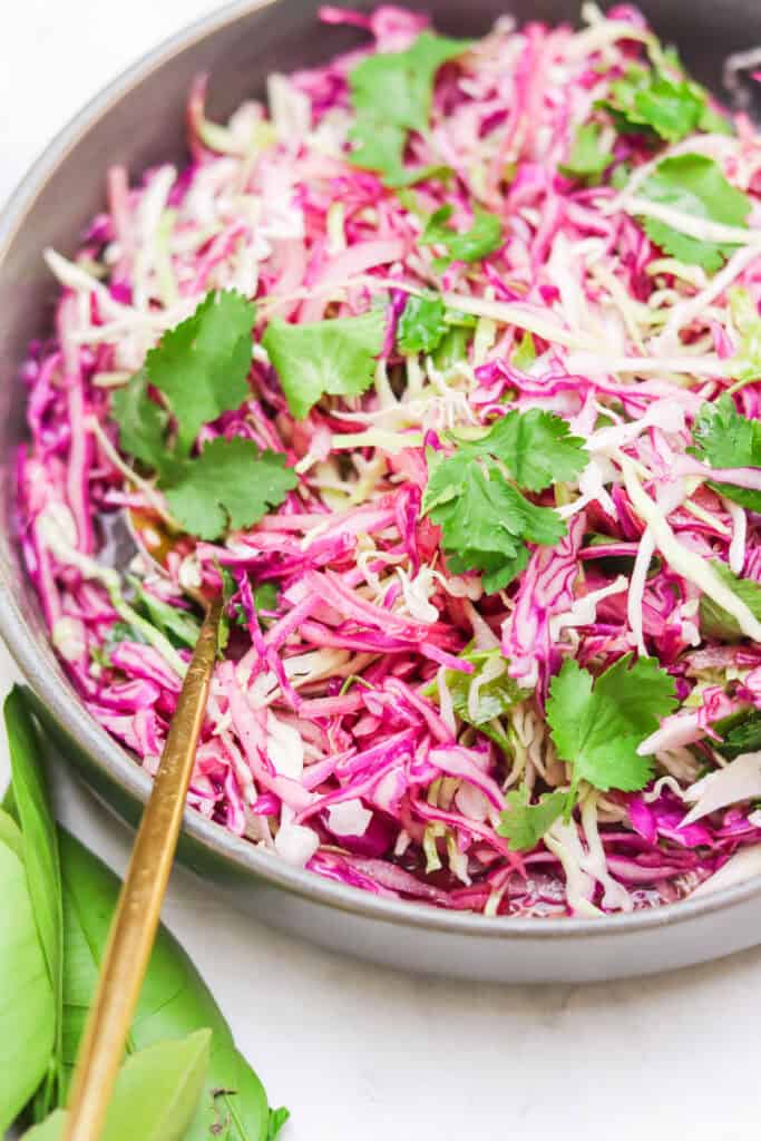 Simple Mexican Coleslaw featured