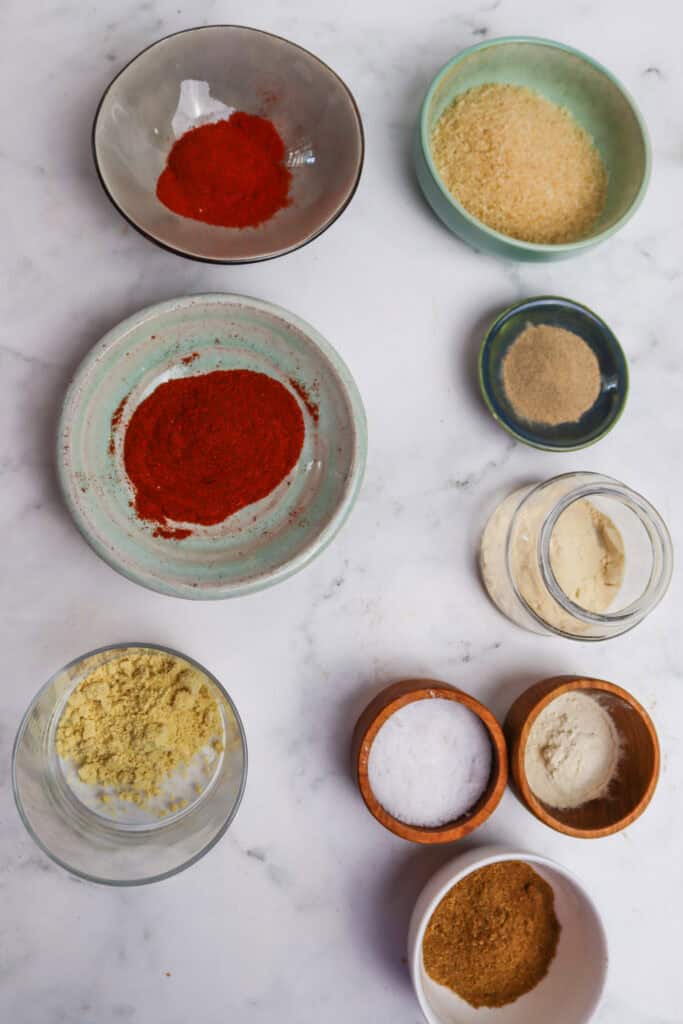Brisket Rub ingredients