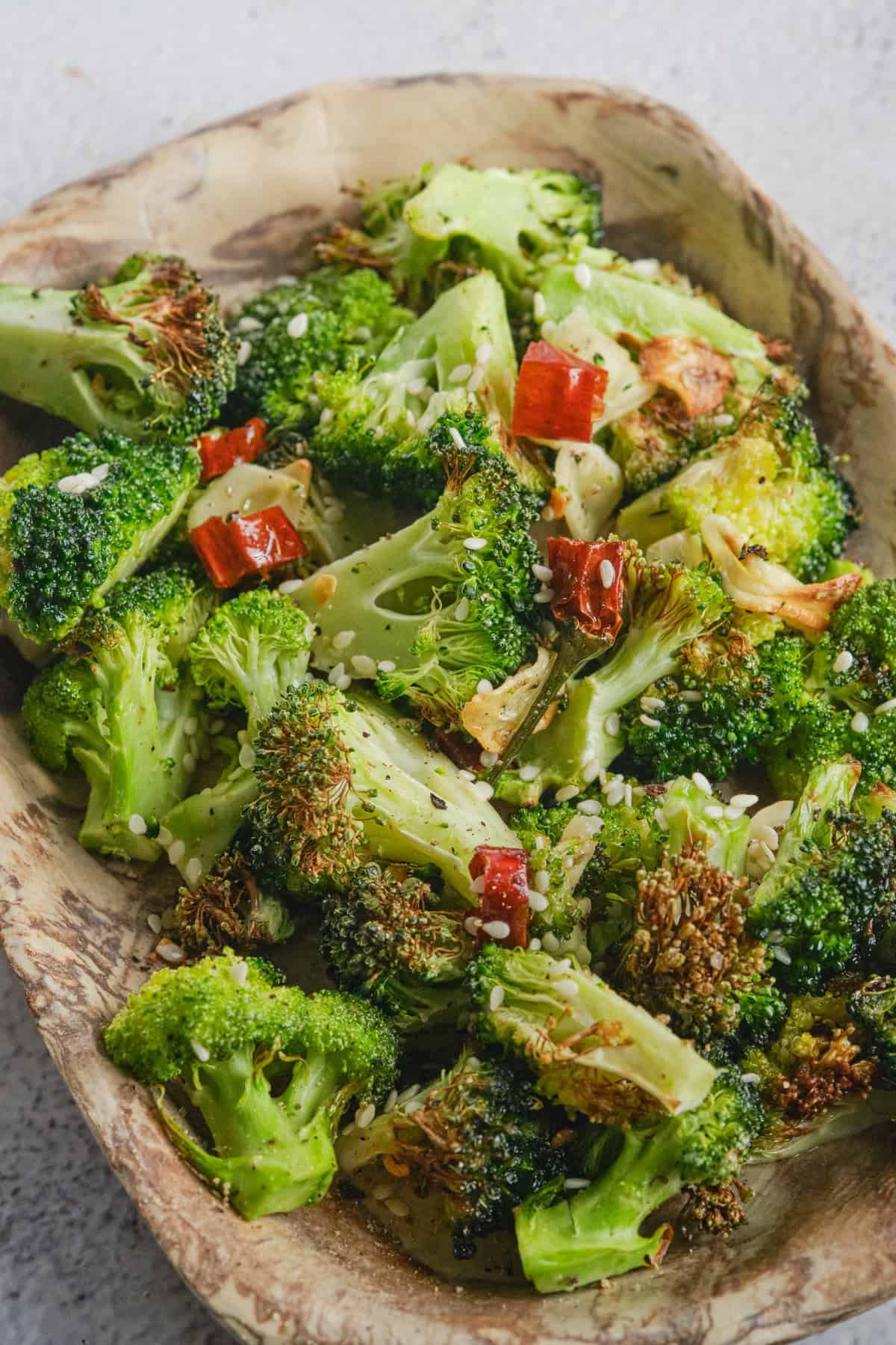 Asian Inspired Roasted Broccoli