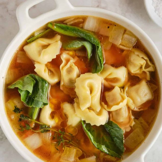 Tortellini soup