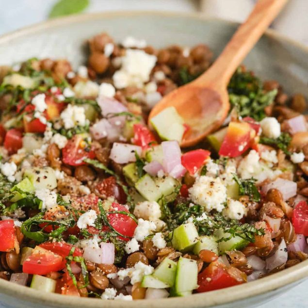 Lentil salad