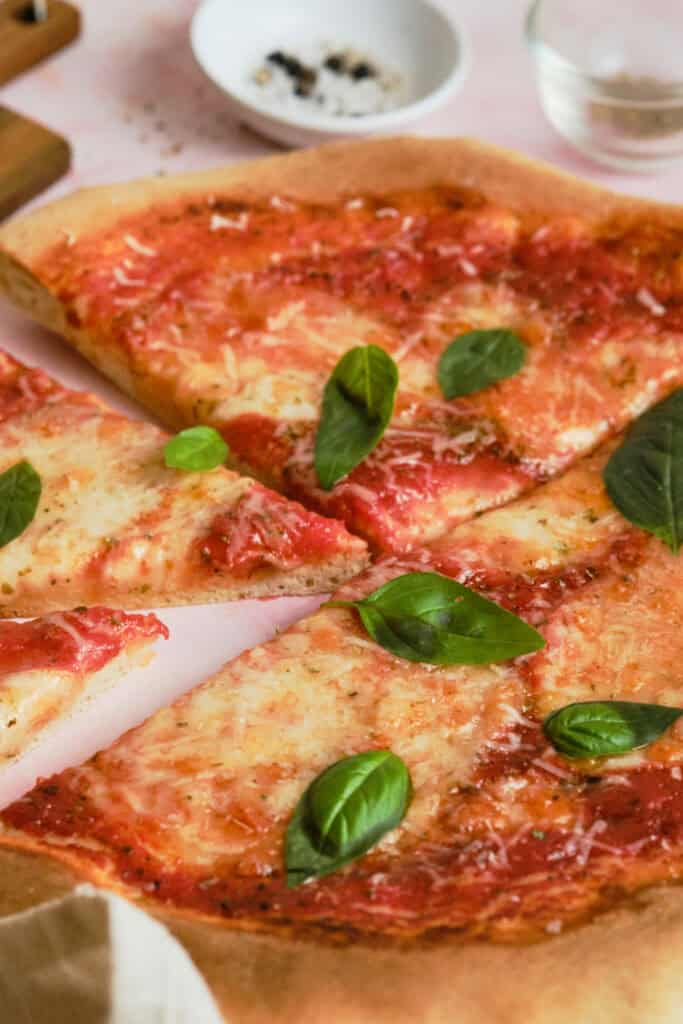 Homemade Margherita Pizza featured image below 2