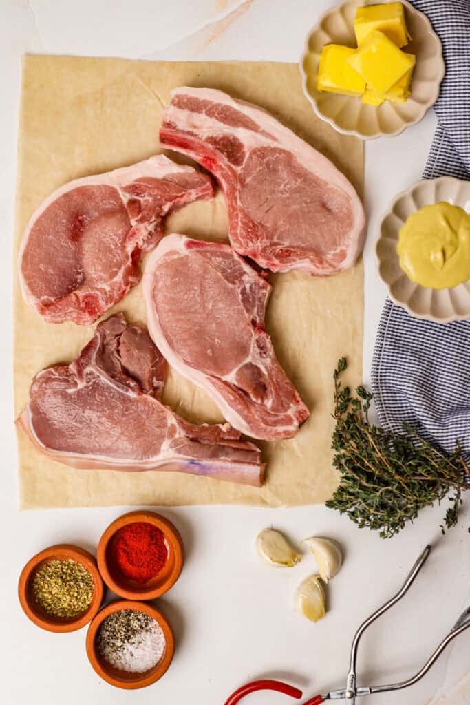 Baked Bone-in Pork Chop ingredients