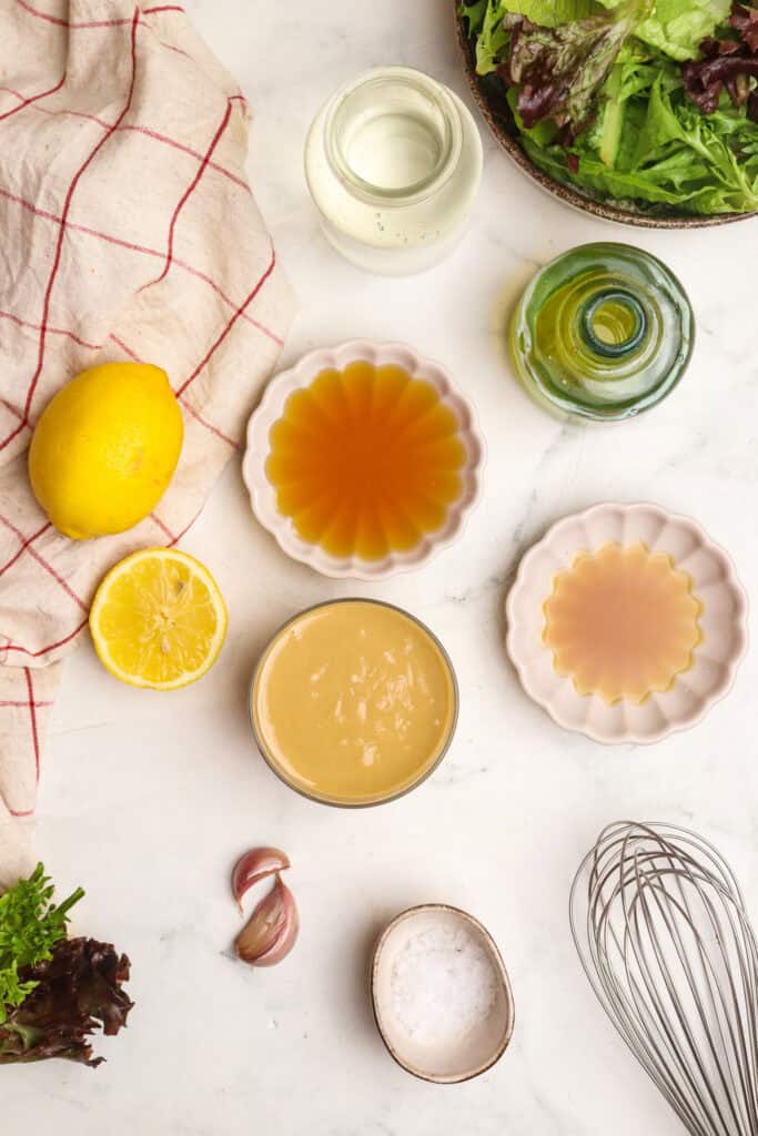 Tahini Salad Dressing Recipe (with Lemon) ingredients