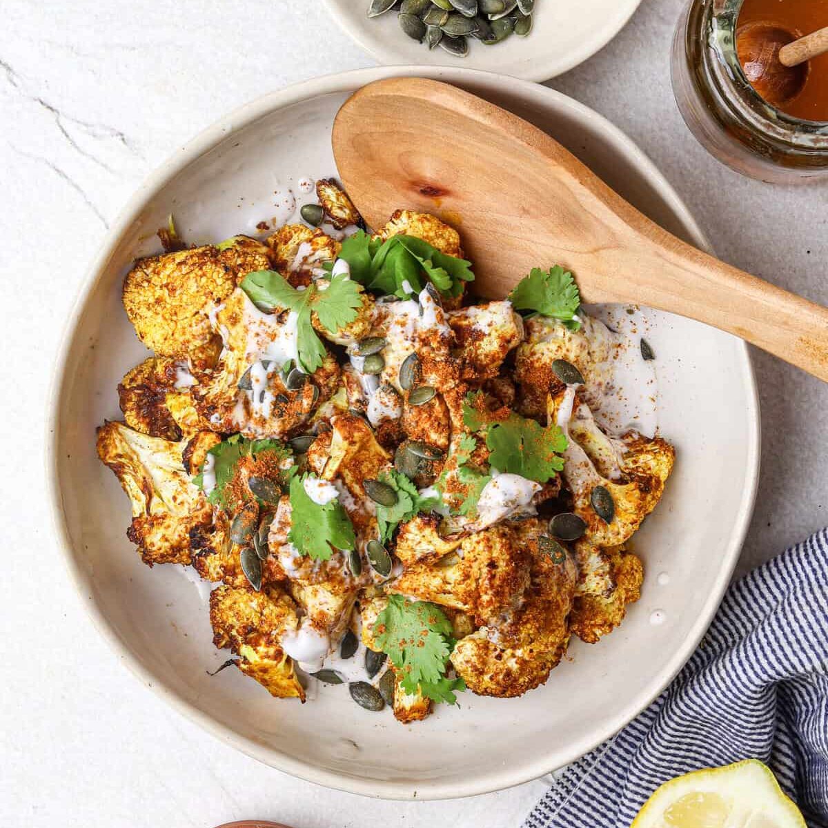 Crispy Cauliflower - Food Faith Fitness
