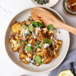 Indian Roasted Cauliflower Recipe - Food Faith Fitness