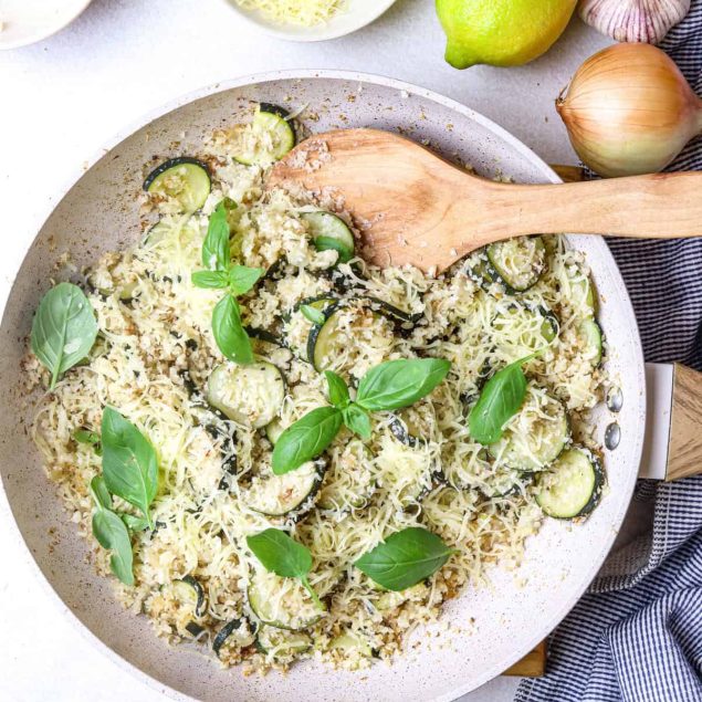 Zucchini Cauliflower Rice featured image below