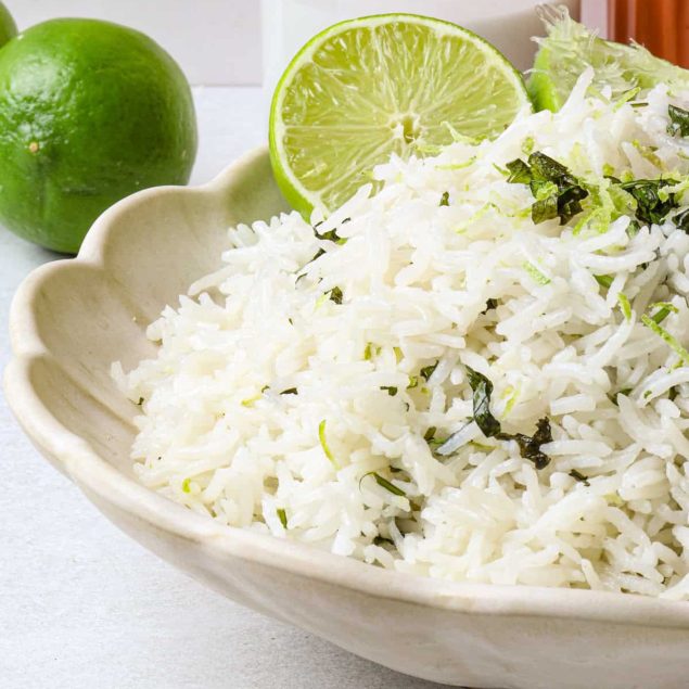 Coconut Cilantro Lime Rice featured image above