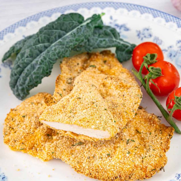 Crispy Breaded Chicken close up shot