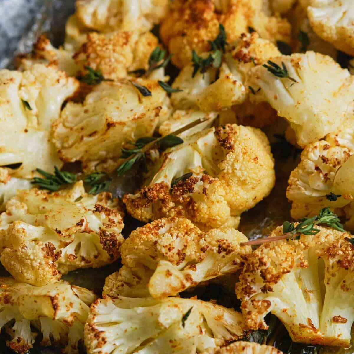 Indian Roasted Cauliflower Recipe - Food Faith Fitness