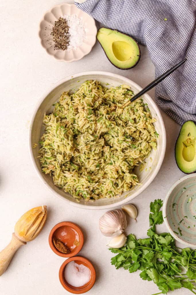 Avocado-Cilantro-Lime Rice - Food Faith Fitness