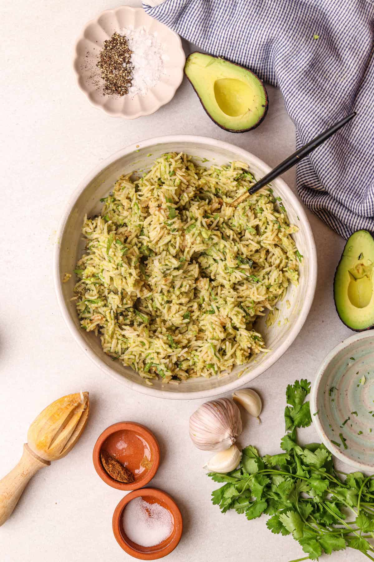Avocado-Cilantro-Lime Rice - Food Faith Fitness