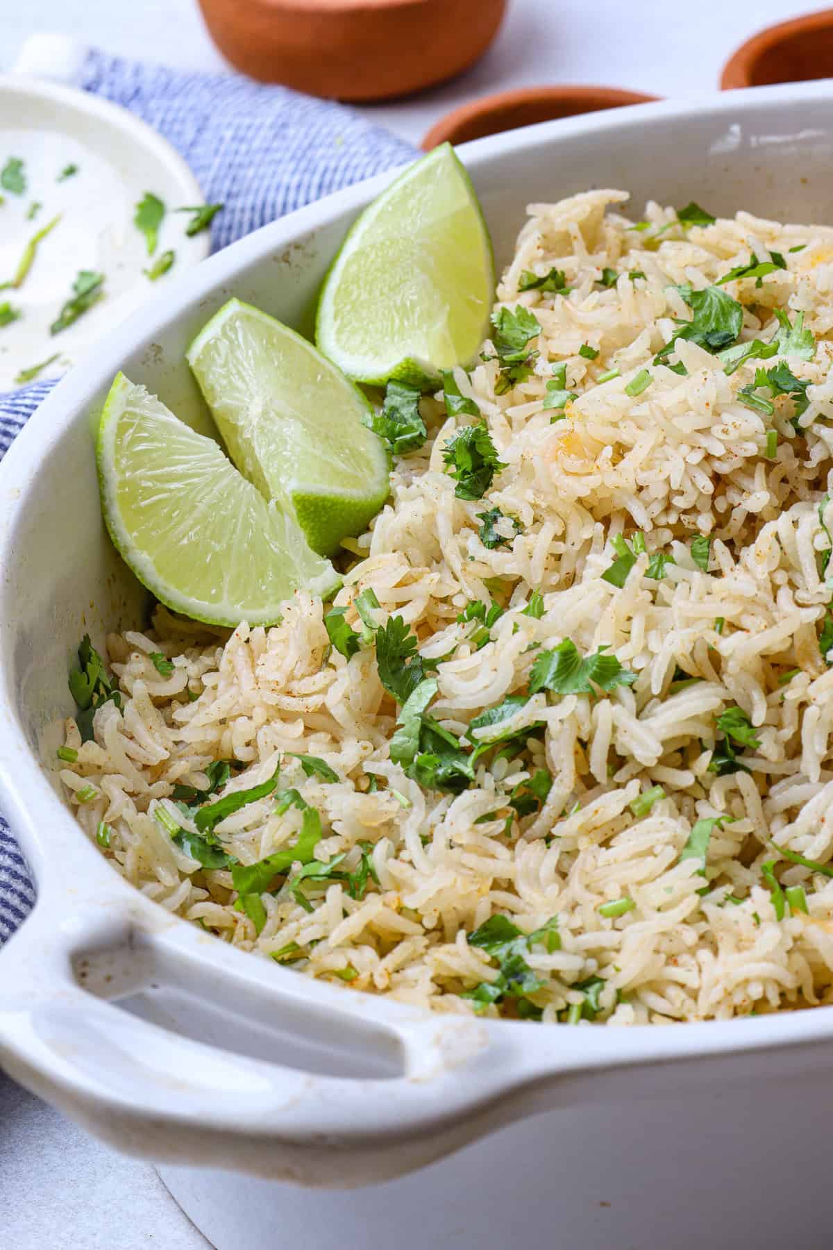 Baked Cilantro-Lime Rice