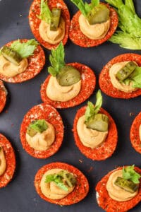 Bloody Mary Deviled Eggs Recipe - Food Faith Fitness