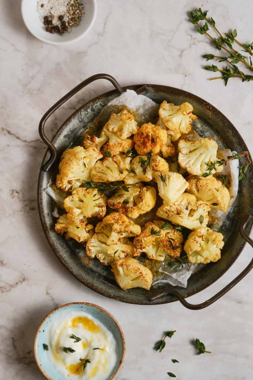 Indian Roasted Cauliflower Recipe - Food Faith Fitness