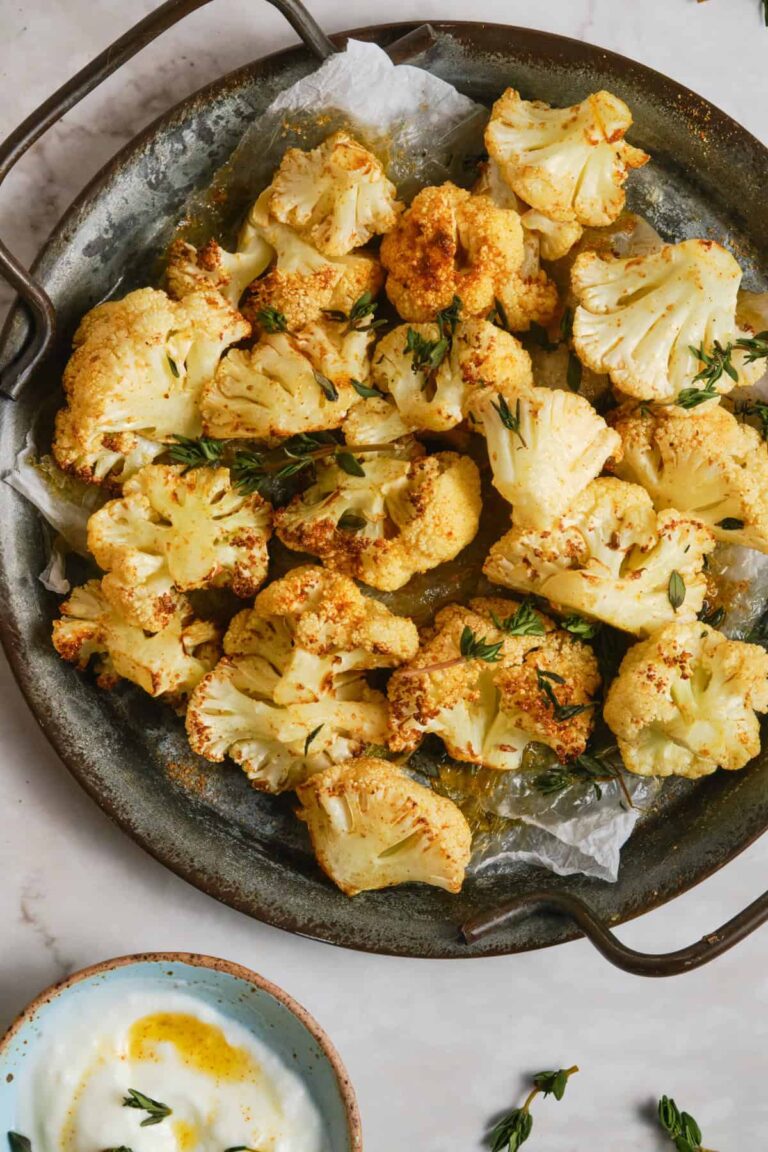 Indian Roasted Cauliflower Recipe - Food Faith Fitness