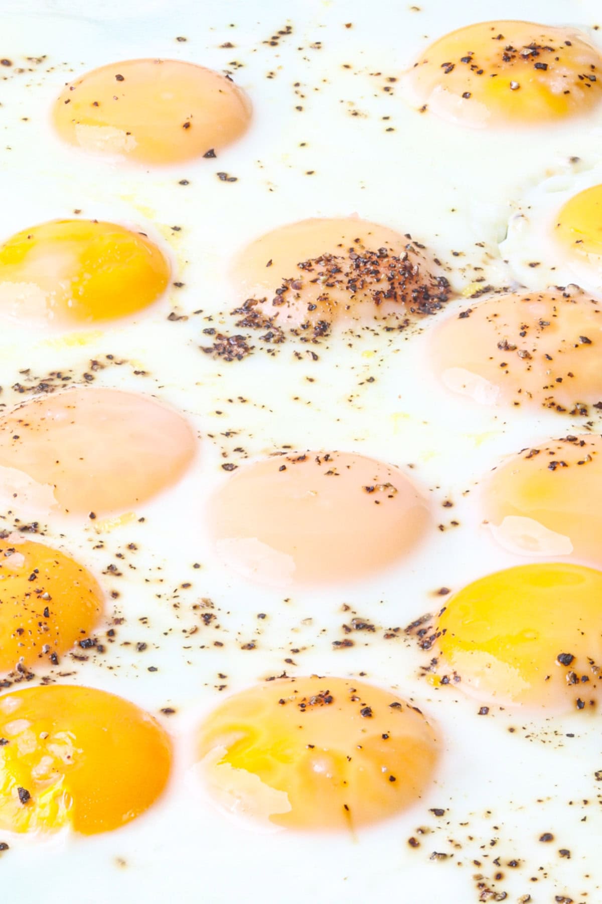 Fried Eggs in the Oven (Sheet Pan) featured image below