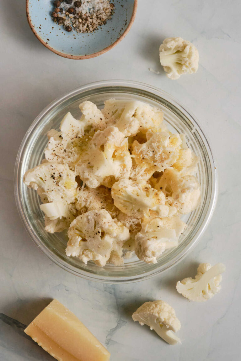 Easy Parmesan-Roasted Cauliflower - Food Faith Fitness