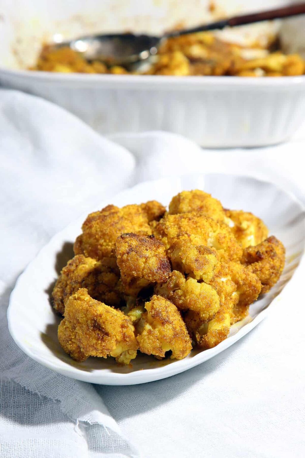 Spicy Roasted Cauliflower - Food Faith Fitness