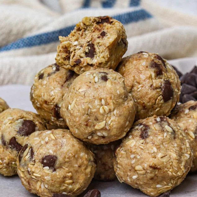 Tahini Chocolate Chip Energy Bites featured image