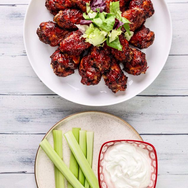 Air Fryer BBQ Chicken Wings