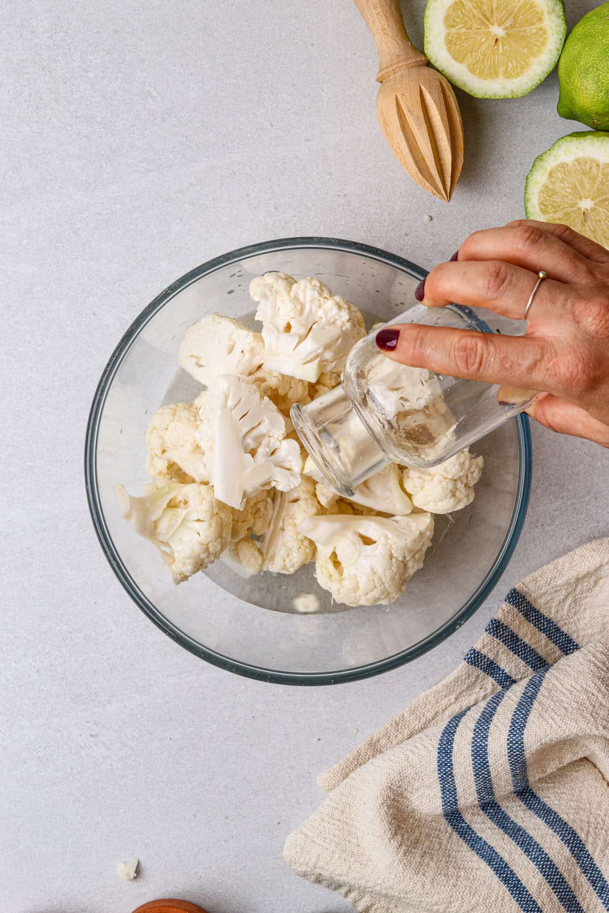 Cauliflower steps