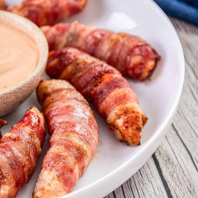 Bacon Wrapped Chicken Tenders (Air Fryer )