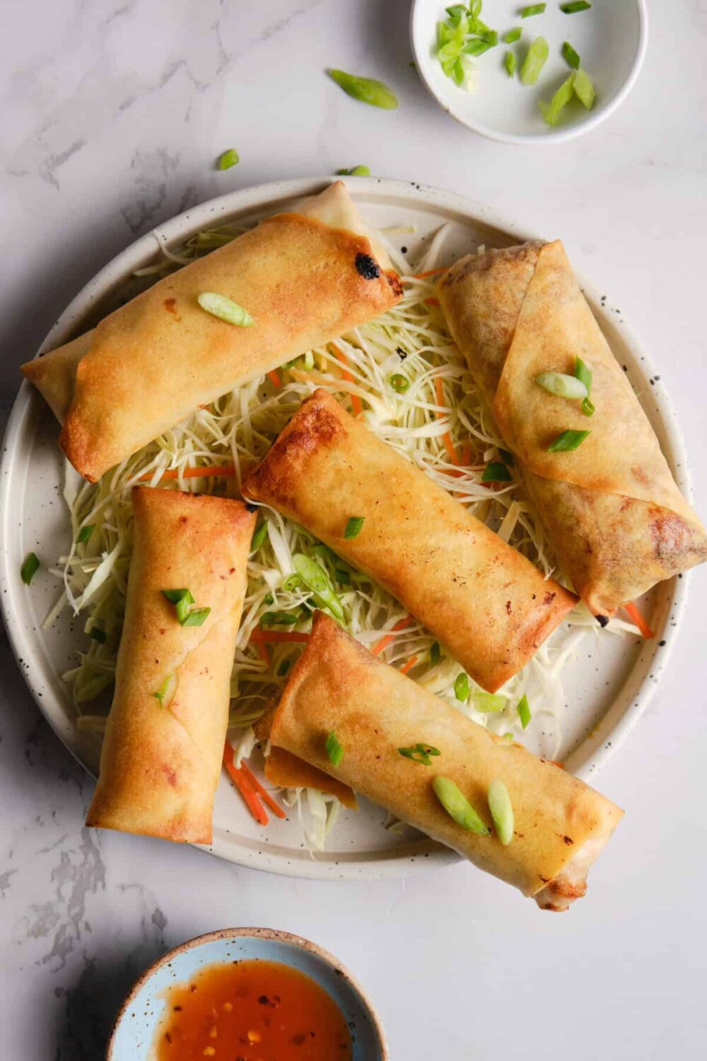 air fryer egg roll halal pork substitute chicken crispy easy party