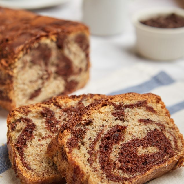 Marbled Chocolate Banana Bread