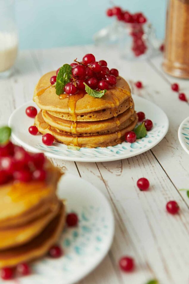 Sweet Cream Pancakes Recipe - Food Faith Fitness