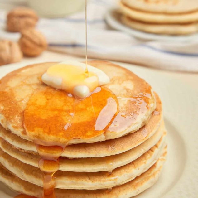 The Best Cinnamon Pancakes (With Cinnamon Syrup)