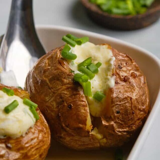 Air Fryer Baked Potatoes