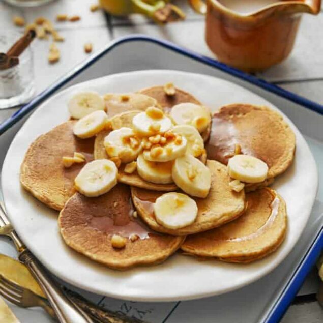 Fluffy Peanut Butter Pancakes