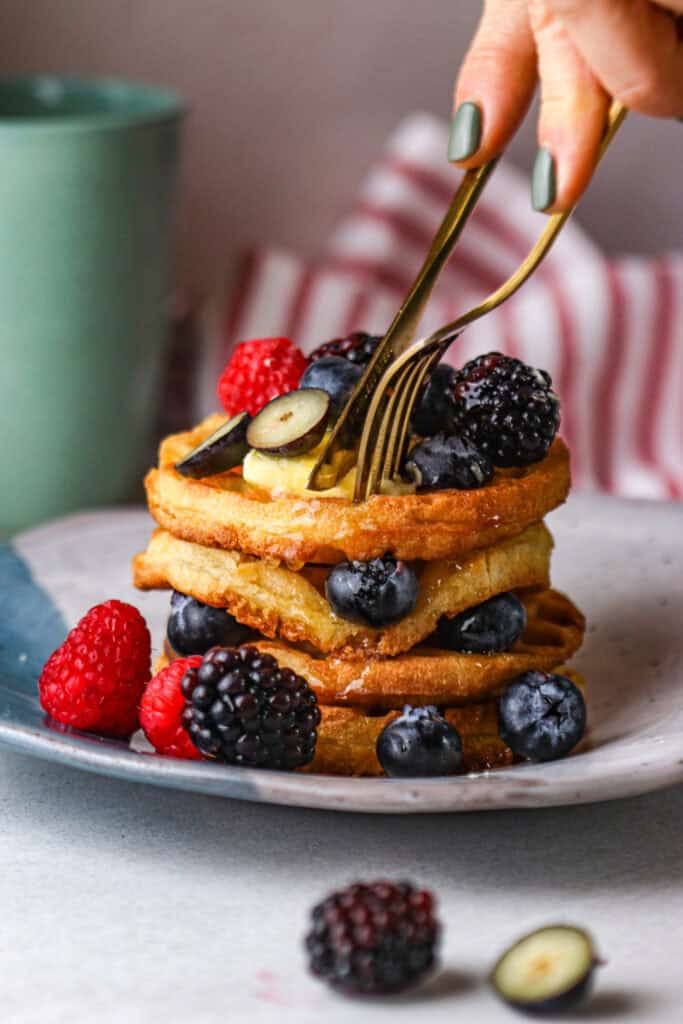 Air Fryer Frozen Waffles