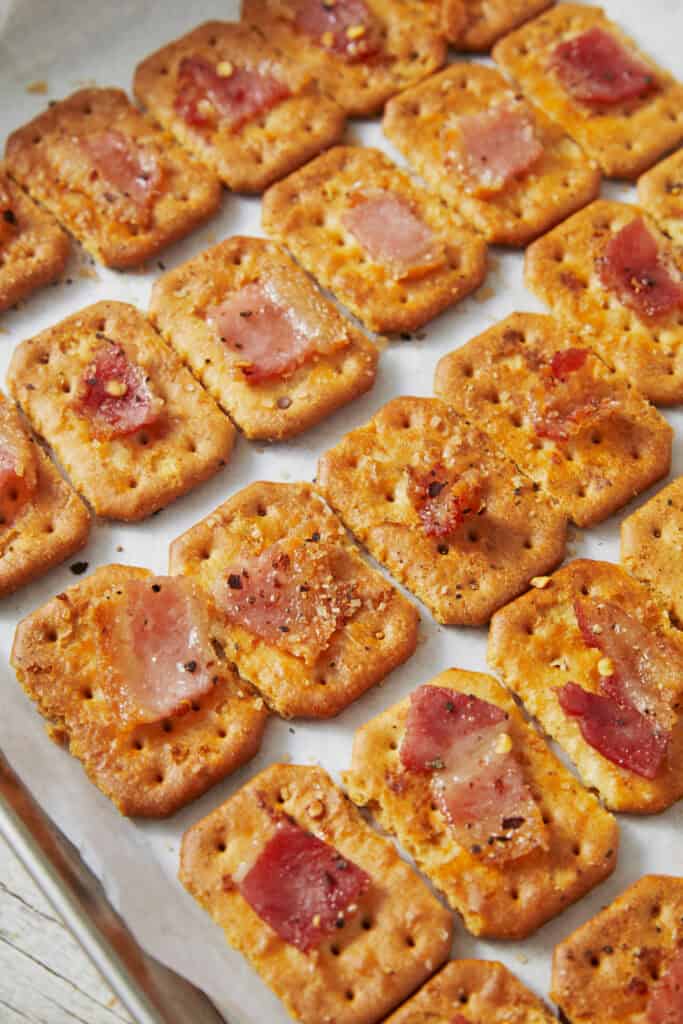Candied Bacon Crackers